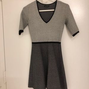 Club Monaco polka dot sweater minidress XS